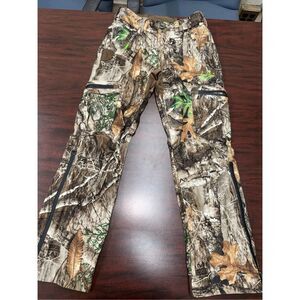 Realtree Boys Scent Factor Camouflage Hunting Pants Size Large